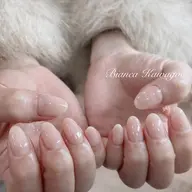 《4/13~19来店限定》【オフ有り】ハンドワンカラーorグラデーションネイル🩵川越/本川越/パラジェル/バイオジェル