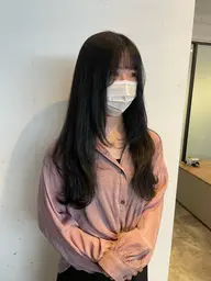 黒染めじゃない暗染めカラー♡⃛(学割U24)