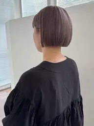 地毛風縮毛矯正➕透明感カラー➕silkトリートメント