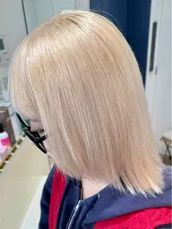 【🔥複雑履歴履歴の方用、他店お断りされた方大歓迎🔥】ケアブリーチ+オンカラー+カット