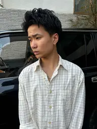 カット(フェード不可)＋パーマ＋ケアトリートメント