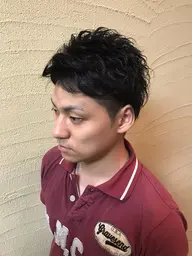 メンズカットフルコース+シークレットパーマ　￥12040→11040～（かける部位により変動あり）※初回限定クーポン