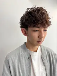 メンズカット+カラー+ツイストスパイラル/ツイストパーマ