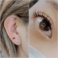 【初回】まつげパーマ+耳ツボジュエリー💎（10粒）6500円！