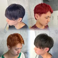【男性人気No.1👑】メンズカット➕ダブルカラー➕1STEPトリートメント👦🏻リタッチも可◎〈#韓国風#髪質改善〉