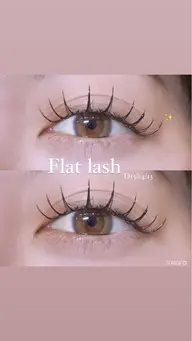 🩵【最軽量】【安定性】フラットラッシュ100本【仕上コーティング付き✨】