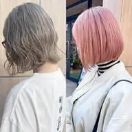 【✨髪質改善ブリーチ✨】ケアブリーチ➕髪質改善カラー➕超音波トリートメント※カット➕3000円