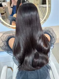 前髪カット➕カラー➕1ステップトリートメント　❇️透明感カラーはぜひお任せください❇️