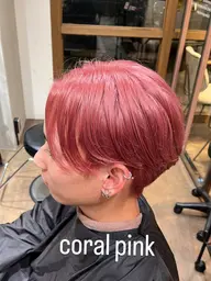 【モデル価格】カット＋ブリーチ全頭＋オンカラー＋ベーストリートメント