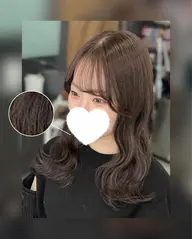 カット+透明感カラー💐🤍