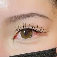 【アップワードラッシュ120本】薬剤なしで立上自まつ毛にエクステを装着※LEDエクステ＋1100円※オフ、コーティング込