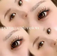 【写真激盛れ‎🤍】パリエク100本/まつげパーマ×フラットラッシュ/目に影が出来てマツエクが映えないそんなお悩みを解消