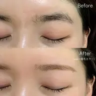 【眉毛】眉毛 カラー＋アイブロウワックス脱毛