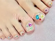 【ご新規様限定】フットネイルわがまま10本ART【オフ付き】11000円→8500円