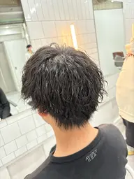 カット ツイストスパイラル ケアパーマ変更