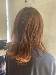 カット✂️➕ブリーチなし透明感カラー🌈白髪染め可☆