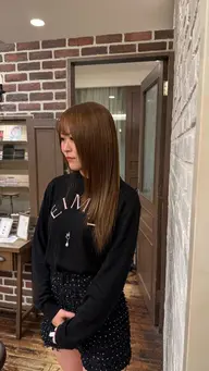 人気メニュー💝｢透明感ワンカラー＋カット無料＋うる艶トリートメント｣