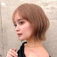 【ロング料金無し】ボブカット➕🐬艶髪ワンカラー💫➕内部補修トリートメント➕超音波アイロン（カットモデル）