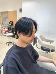 【メンズ限定🦋🌙】カット+全体ナチュラル縮毛矯正+シャンプー