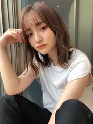 【新規限定】小顔補正カット &   パーマ &オッジィオットトリートメント