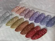 初回オフ込み♪ダイヤモンド💎フラッシュネイルワンカラーorグラデーション