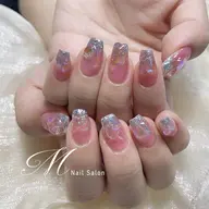 ✨氷ワンホンネイル✨ジェル色チェン可能 【すぐ予約OK】厚み出し込み🤍パラジェル追加可能🉑