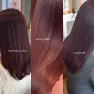 🍒 似合わせ暖色カラー + Aujua 1 step トリートメント 🧖🏼♀️