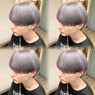 🩵👦🏼メンズ限定👦🏼🩵ブリーチありダブルカラー+トリートメント【黒髪卒業/ハイトーン/シルバー/ミルクティ】