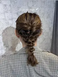 〘 浴衣･結婚式〙🪽ヘアセット🎀※編みおろし、シニヨン限定⟡.·