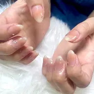 シンプル、オフィスネイル 💞🤍