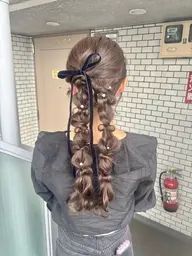 (土日祝限定ヘアセットメニュー)🌺編み下ろし🌺