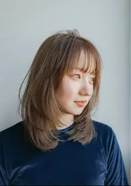 🥣人気No.2クーポン🥣顔周りカット＋髪質改善SQUTEカラー＋トリートメント