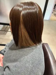 ブリーチ込みインナーカラー💛