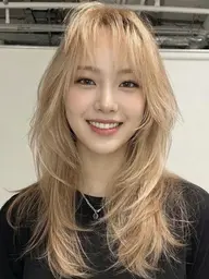 🎨カット+ブリーチ（リタッチ）+透明感カラー ¥12000🎨＃暖色カラー＃髪質改善＃韓国風