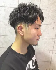 メンズ　フェードカット