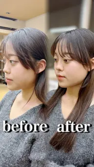 【前髪の癖が気になる方に】カット+前髪ストレート𓂅 𓈒𓏸𓐍    ※顔まわりのこめかみ、耳前の範囲対応🉑