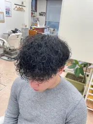 カット・波巻きパーマ(メンズ)