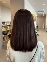 「レディース　ミディアム・ロング限定」　カット＋カラー＋トリートメント