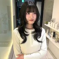 【スタイリングまで♪】 韓国風レイヤーカット🤍