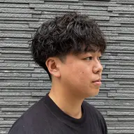 【メンズ限定】カット＋ツイストorスパイラル🌀+炭酸泉+眉カット