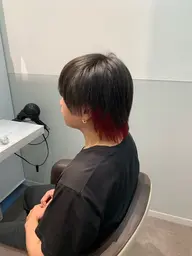 メンズ限定！デザインカラー（部分ブリーチ＋カラー）