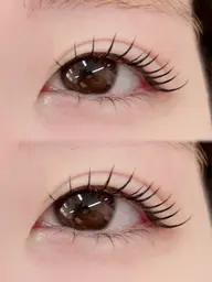 【マスカラを塗ったような仕上がり🪄】まつ毛パーマ＋ブラックティント🪞（亀戸／錦糸町）