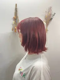 ブリーチリタッチor全体ブリーチと全体カラーの練習モデルです。色はご希望のものをカウンセリングで決めます