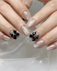 ［オフなし］ワンカラーorラメグラ(マグネット🧲フラッシュ📸可能)オフィスネイルに◎✨