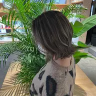 カット＋ハイライト＋オンカラー＋前処理トリートメント