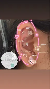 【耳つぼジュエリー】付け放題最大18粒