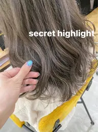 【2回目のお客様...】カット＋ポイントデザインカラー＋スチーム付トリートメント