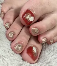 【モニター価格】フット親指のみデザイン💅オフあり