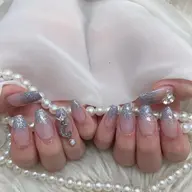 🧸2500円→0円 ラメグラデーション(オフあり)