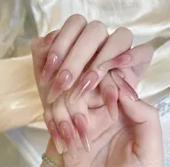 🌸ワンホンチークネイル🌷ベース選べる/大きいパーツ2個プレゼント付き🎁